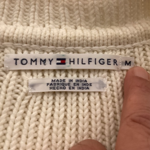 Vintage Tommy Hilfiger Full Zip Cardigan Sweater Womens size Medium - Picture 7 of 9